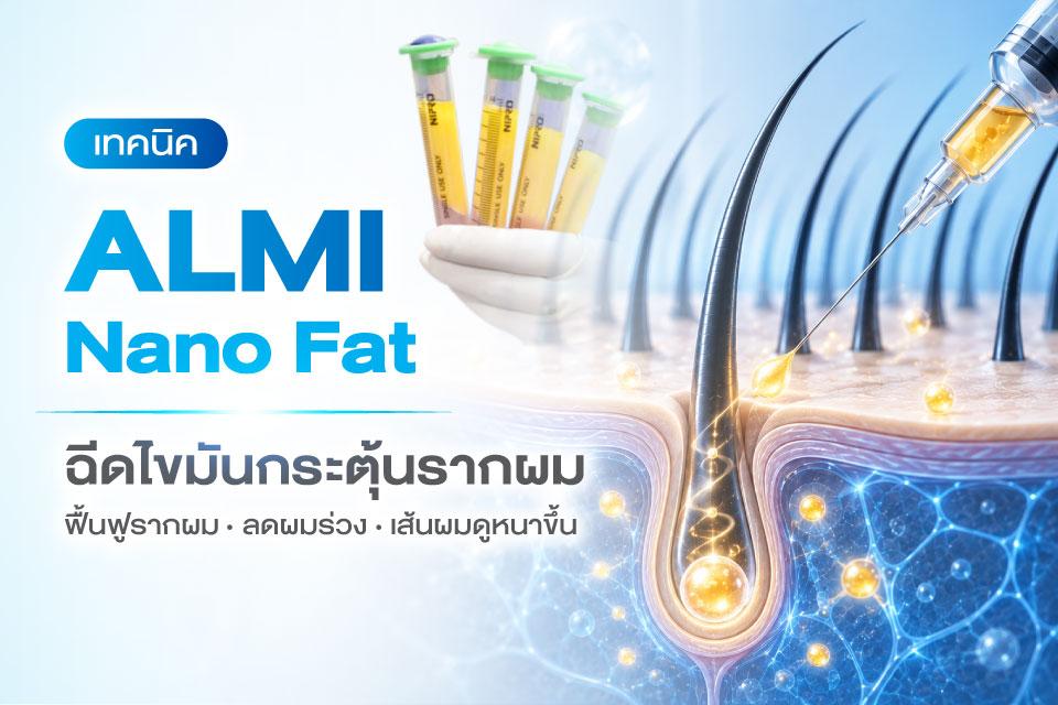 ALMI Nano Fat  ฉีดไขมันกระตุ้นรากผม