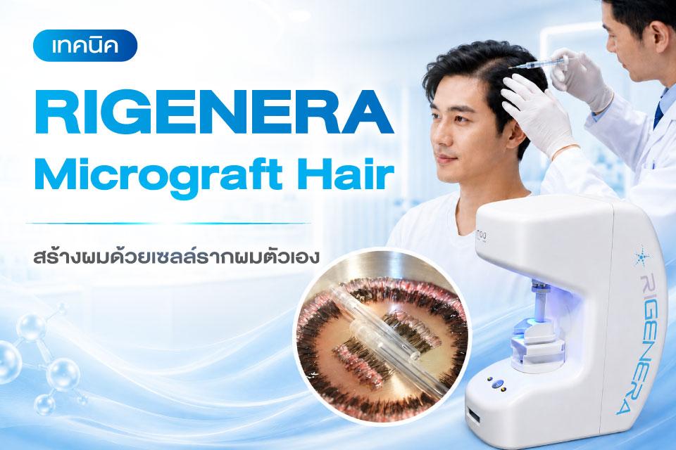 3. RIGENERA Micrograft Hair สร้างผมด้วยเซลล์รากผมตัวเอง